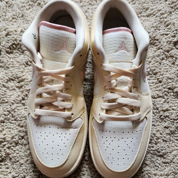 Wmns Air Jordan 1 SE Low Muslin Legend Pink Brand New Sz 9 - Picture 4 of 8